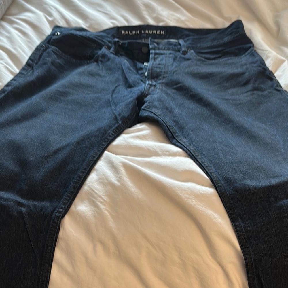 Ralph Lauren Men's Blue Jeans button fly